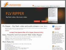 Tablet Screenshot of flvripper.com